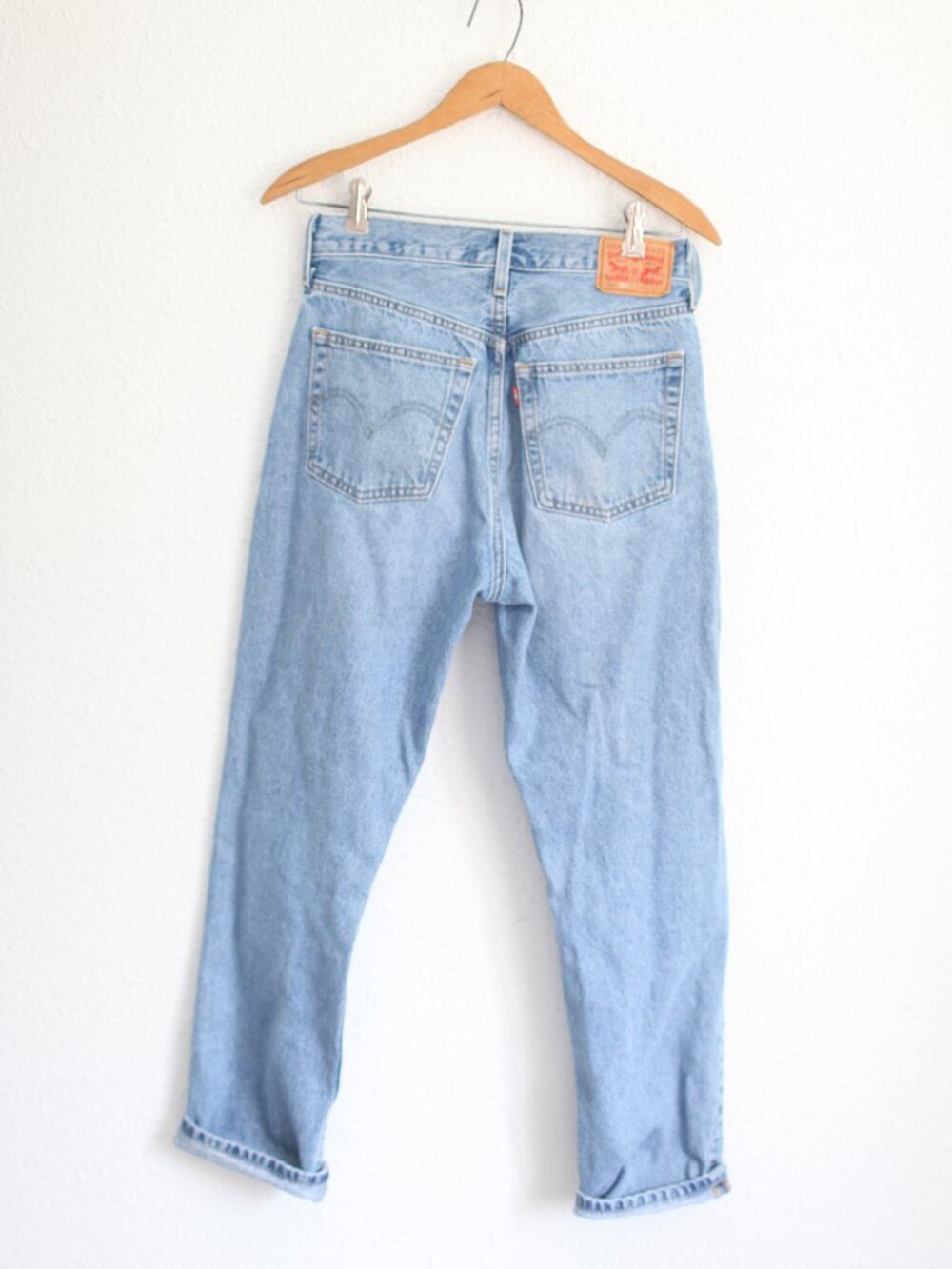 levis 501 heart knee patch button fly jeans 28 x 30 womens - Picture 5 of 9